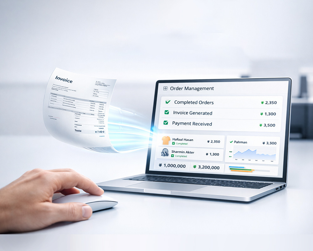 One-Click Invoice Printing.